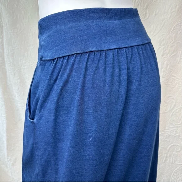 J.Jill Purejill Indigo Blue 2-Piece Pull-on Midi Skirt and Tunic - Picture 10 of 15